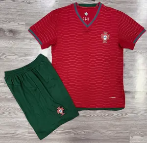 [Kids And Adult Full Set] 2026 Portugal National Soccer Team Style Jersey Shirt, Patriotic Football Jersey, All Over Print Unisex Soccer Jersey, Sports Fan Apparel Top, soccer jerseys, soccer, Retro Soccer Jersey, Home Soccer Jersey, Soccer Fan Jersey