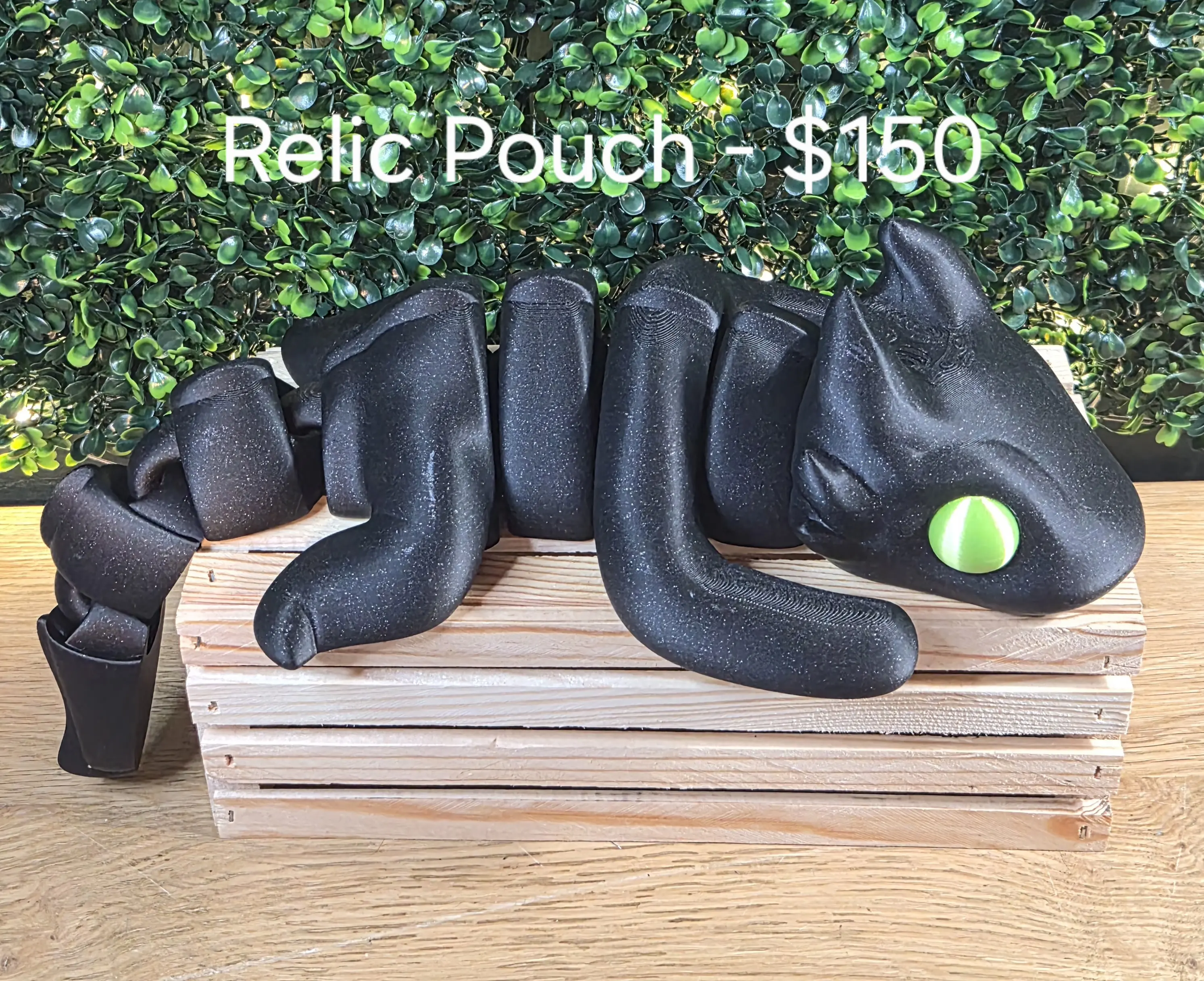 Customizable Relic Pouch - Casual Zipper Purse, Handheld Bag Purse, Polylactic Acid (PLA) Zip Wristlet for Friends, Family