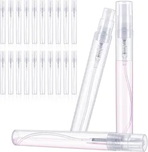 20PCS Plastic Spray Bottles, 5 ml Fine Mist Mini Spray Bottle, Portable Perfume Travel Refillable Bottles, Small Perfume Bottle, Leak-Proof Design, Clear