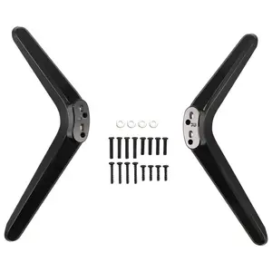 Universal TV Stand, Table Top TV Stand Base Replacement, TV Base Pedestal Feet TV Stand Mount Legs 17mm-20mm