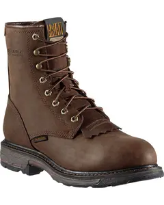 Ariat Men's Men'S Workhog&Reg; H2o 8" Lace-Up Work Boot Round Toe - 10011939