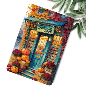 Fall Into a Book  Bookstore Insert for Clear Case |  | Fall-Autumn Aesthetic | Bookish Accessories