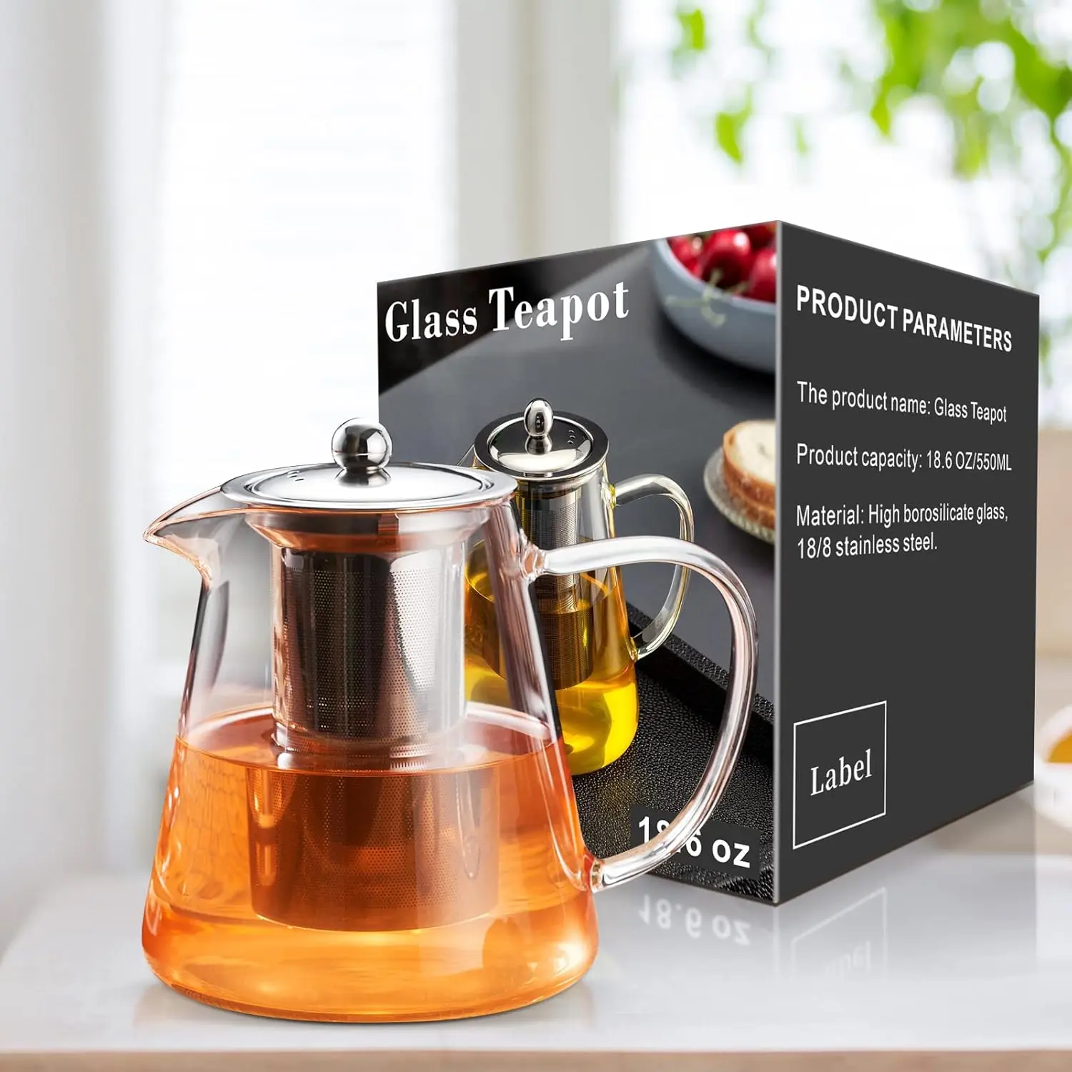 3 8 cup to cup glass 8 Cup Large Glass Measuring Cup - Kitchen Mixing Bowl Liquid Measure C