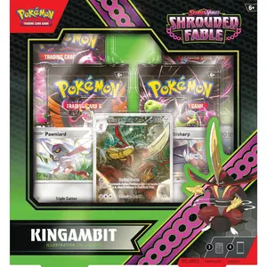 Pokémon Trading Card Game: Scarlet & Violet Shrouded Fable Kingambit Illustration Collection - 4 TCG Packs
