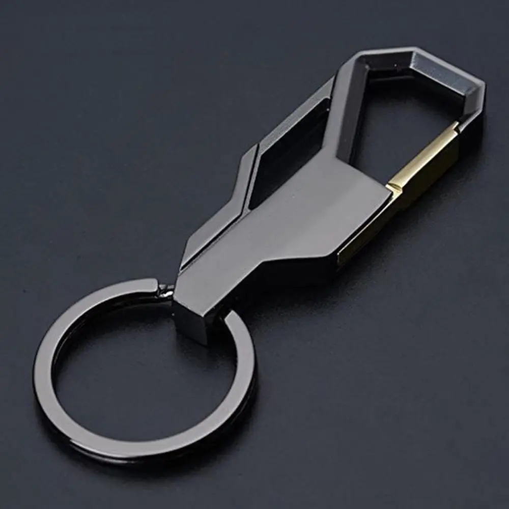 3 Pack Car Key Chain Key Ring, Classic Black Business Keychain for Men and Women, Durable Car Key Ring for Key Organization