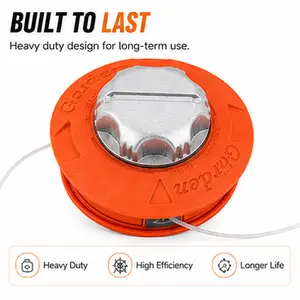 Universal Weed Eater Head Replacement M10 x 1.25 Left Hand Thread, Heavy Duty Bump Feed String Trimmer Head for Most Gas Trimmers, Easy Reload Aluminum Cap electric  weed  wacker
