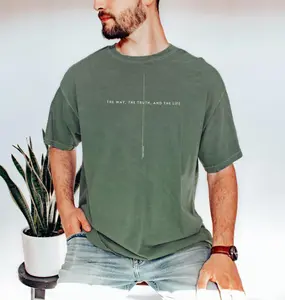 Christian Shirts John 14 6 Yeshua Easter Jesus Religious Cross Tshirt The Way Truth Life Tee