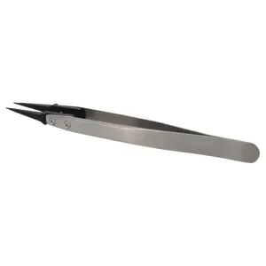Anti-Static Precision Tweezers, High-Precision Clamping Tool, Ideal for Electronic Repair and Soldering, Essential Maintenance Accessory