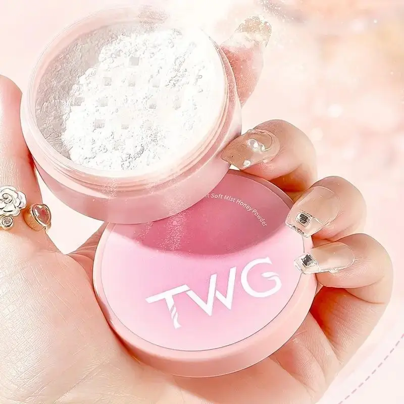 Makeup Oil-Control Setting Powder, Face Setting Powder, Setting Powder Cosmetic - Lightweight, natural, medium coverage, long-lasting, stays in place without smudging, matte finish, natural nude look, suitable for all skin types