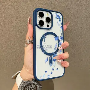 Blue Sea Turtle Ocean Blessing Phone Case， Marine Spiritual Style for iPhone 17 16 15 14 13 12 11 Plus Pro Max Gift.