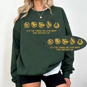 Embroidery Hunger Games May The Odds Be Ever In Your Favor, Hunger Games Embroidery, Sunrise on the Reaping Instant Sweatshirt, Panem, Mockingjay, Booktok, Bookish, Gift for him, gift for her