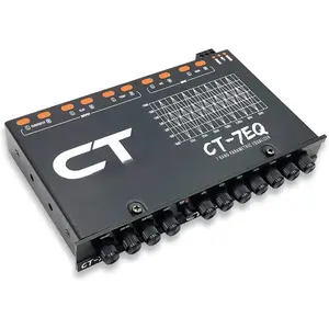 -7EQ 7 Band 1/2 Din Parametric  Audio Equalizer