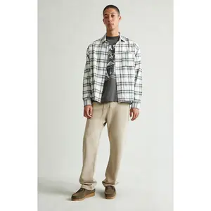 Pacsun Men's Tan Straight Leg Sweatpants