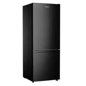 Upstreman 7.1 Cu.Ft Mini Fridge - Energy-Efficient Double-Door Bottom Freezer Refrigerator with Adjustable Thermostat for Apartment, Dorm BM71