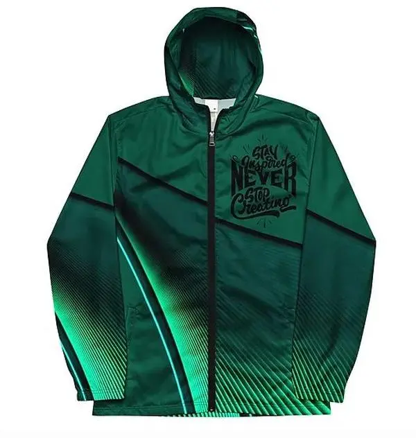 Villahiker - Stay Inspired Lightweight Outdoor Waterproof Hiking Windbreaker Jacket - Green