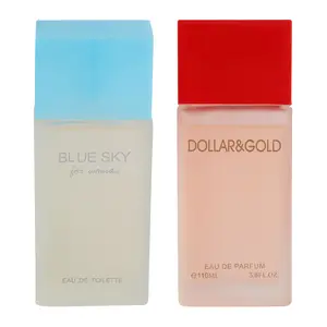 Women's Perfume Bundle - Blue Sky and Dollar&Gold - Spray Perfume Eau de Parfum for Women 100ml/3.8fl.oz. each