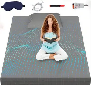 Grounding Fitted Sheet  5% Silver Fiber Fitted Earthing for Better Sleep  King Size