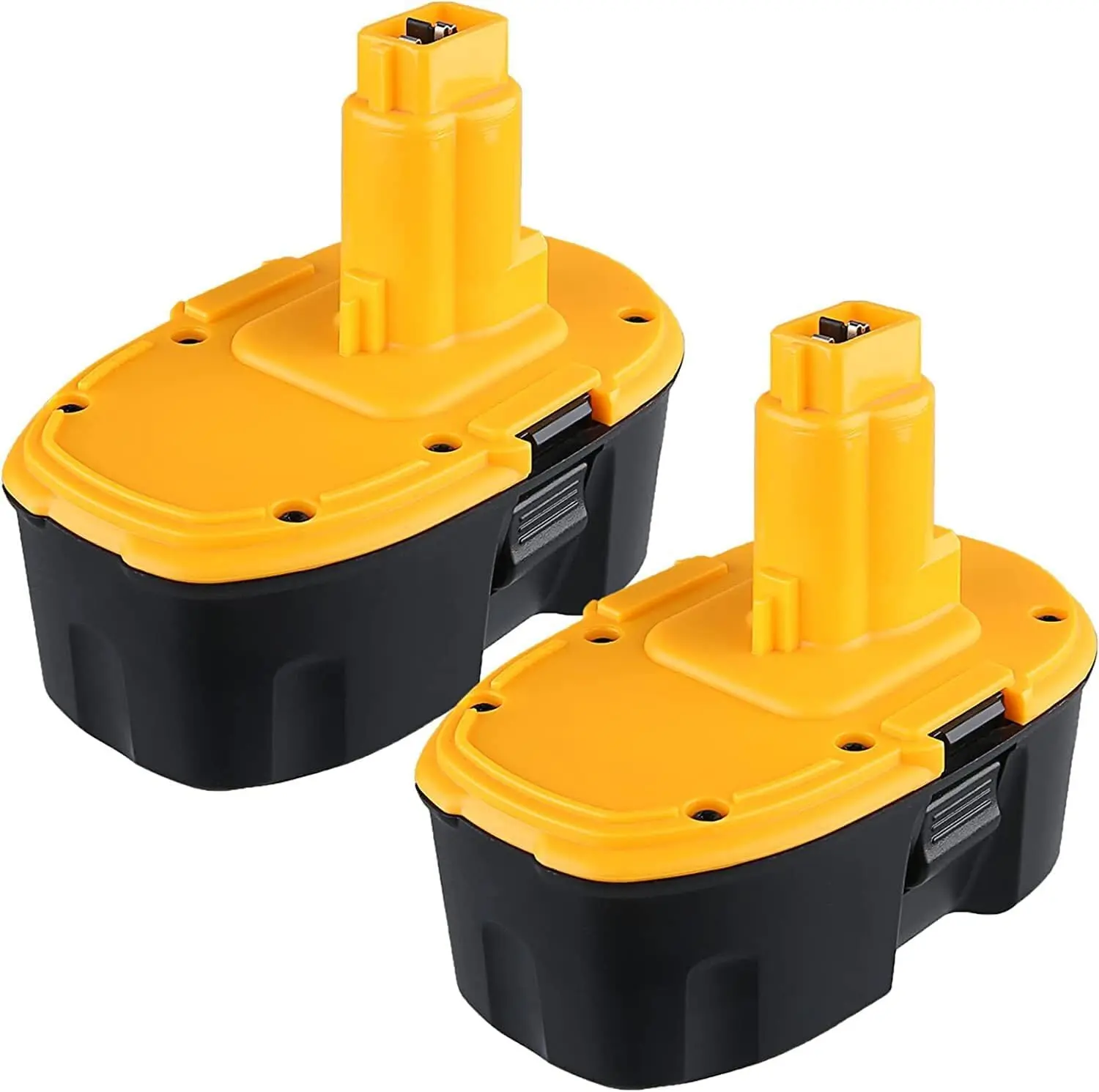 2-Pack 5.0Ah High-Capacity No Memory Effect Replacement Batteries for DeWalt 18V Power Tools - Wide XRP Tool Compatibility (Fits DC9096, DC9098, DC9099), ROHS/FCC Certified, Built-In Safety Protections toolupgrade