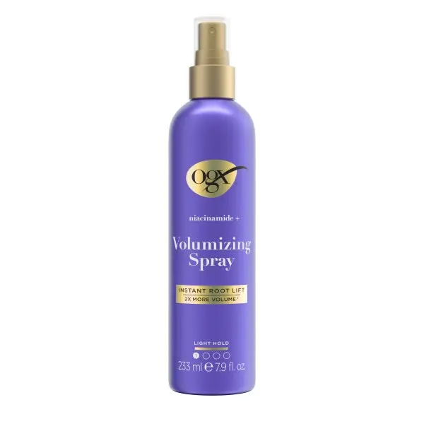 OGX Niacinamide + Volumizing Spray, Root Lifting Spray, 7.9 fl. oz