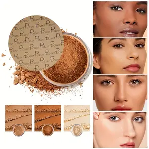 Matte Setting Powder (Color #04) - Waterproof, Long-Lasting, Oil-Control, Non-Dry Matte Finish Concealer Powder, Easily Carry Makeup Compact for All Skin Types, Daily Beauty Cosmetic