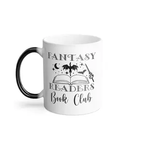 Temperature Change Mug Fantasy Book Bookish Booktok Book Obsessed Book Club Reader Temperature Changing Mug Coffee Drinkware Classic Ceramic