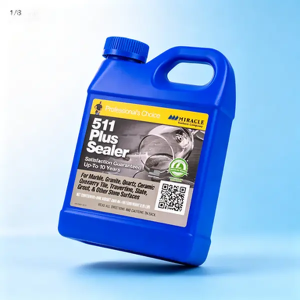 Advanced Stone Sealer for Countertops, Tile & Grout + Water-Based Penetrating Formula, Quart + Deep Protective Seal for Natural Look + Safe for Kitchen, Bathroom & Floor Surfaces + Durable & Long-Lasting Finish