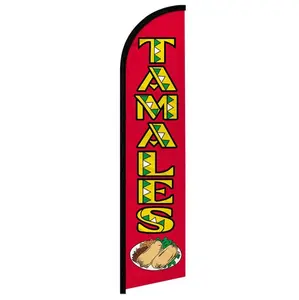 Windproof Tamales Banner Flag - Outdoor Flags, Home Party Decorations, Taco Party Decorations, Festive Home Supply Backdrop