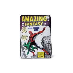 Marvel Spider-Man Amazing Fantasy No. 15 Fleece Throw Blanket | 60 x 45 Inches