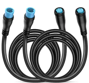 Nilight 2 Pack 5FT 4 Pin Extension Cable Cord for 4PCS Car Underglow Neon Accent Strip Lights 252 LEDs RGB 8 Color Wire Harness 5 Feet Underglow Lights Extension Wire Plug and Play  dealsforyoudays