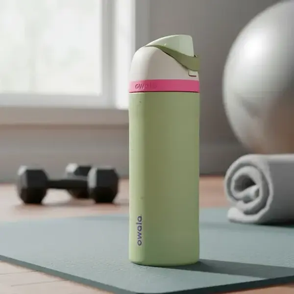 [Hot Item] Owala FreeSip Material Stainless Steel Size 24oz Water Bottle Neo Sage, 24-hour cold, suitable for daily use, gift for her, special edition