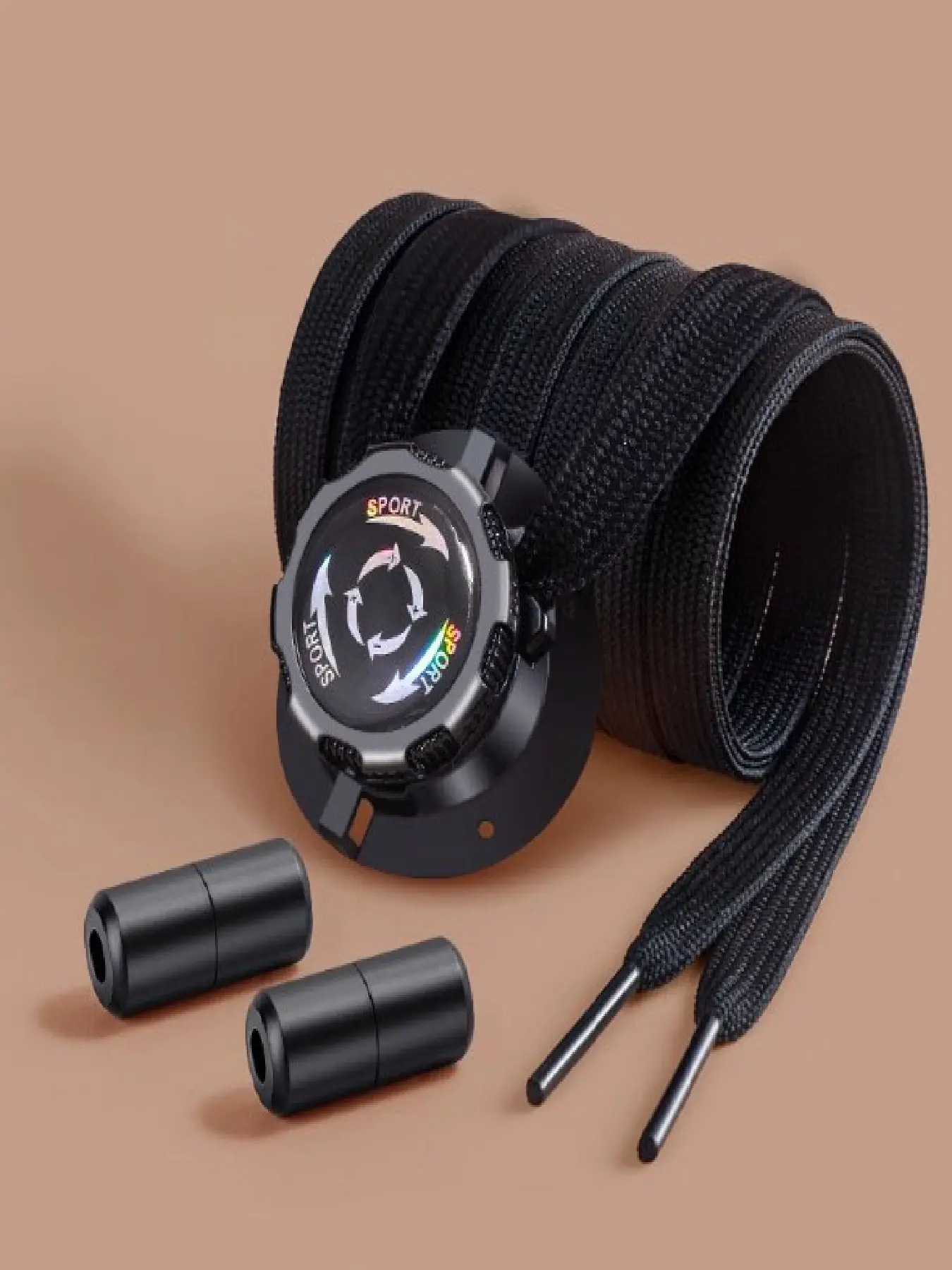 Rotating Button Lazy Shoe Laces No Tie Fixed Device Unisex Flat Wide Shoelace Buckle, Easy-To-Use Shoe Fasteners for Men and Women Secure Lace Up Shoe Accessories
