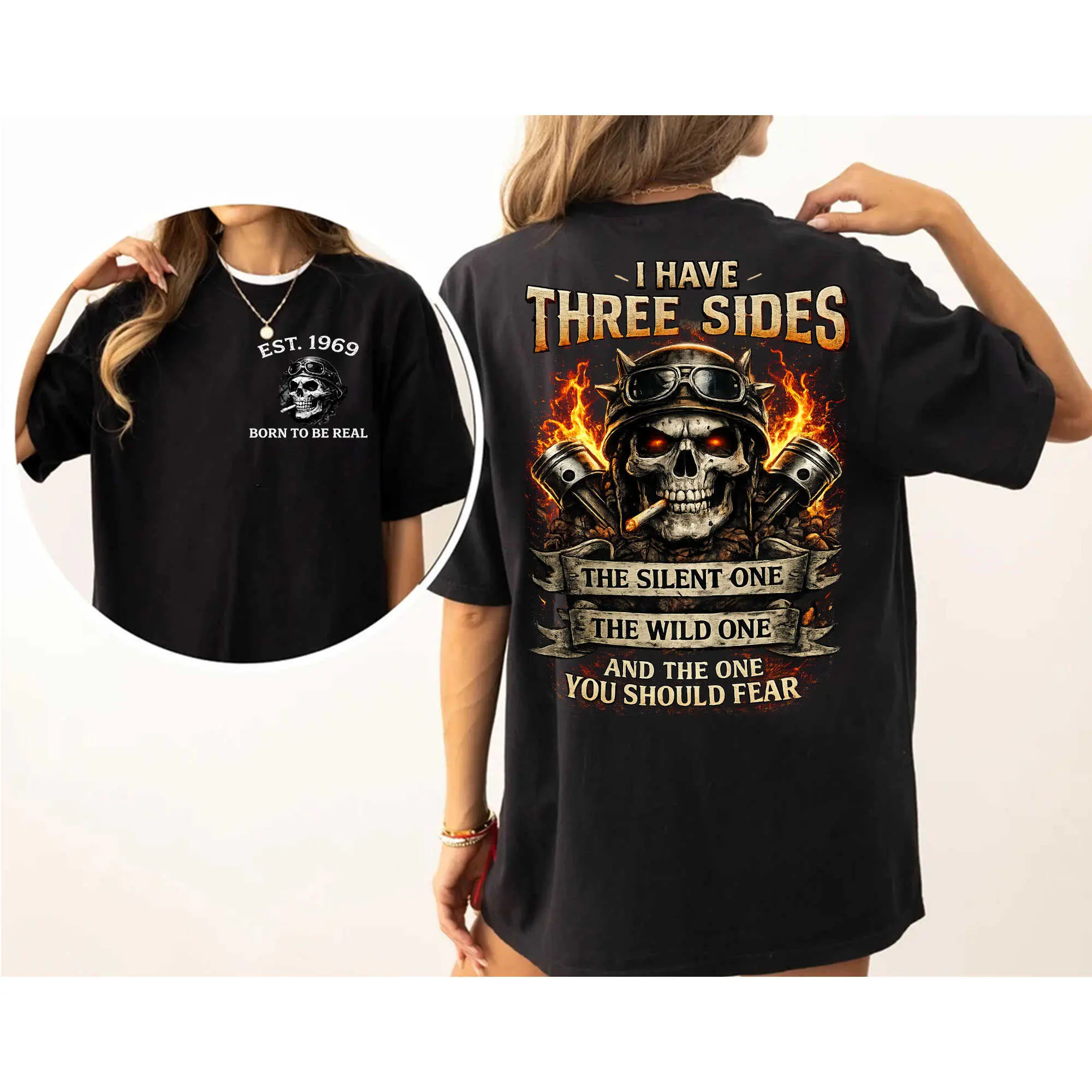 I Have 3 Sides T-Shirt, Custom Generation X 2 Side Tshirt GenX 1965-1980 GenerationX Shirt
