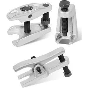3Pcs Ball Joint Separator Set, Tie Rod End Extractor Kit Ball Joint Puller Removal Tool for Front End Service on Most Cars/Trucks/ATVs