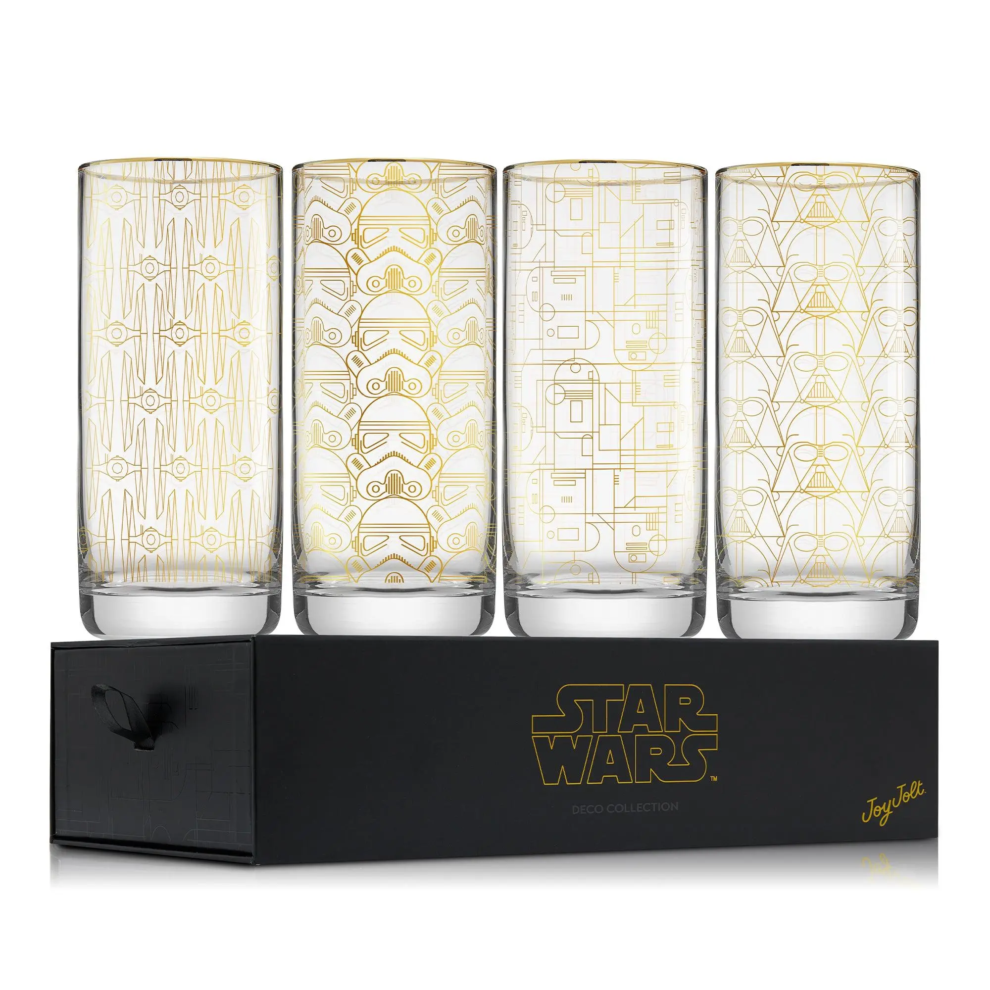 Star Wars Limited Edition Deco Collection Tall Glasses, Set of 4