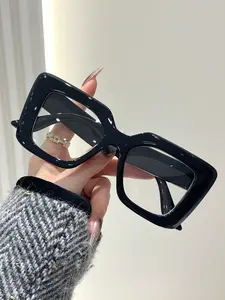 Fashionable Anti-Blue Light Glasses, Ultra-Light Durable Frame, Perfect for Work Learning, Computer Phone Daily Use, Casual Style, Lightweight Glasses, Leopard Pattern Eyeglasses