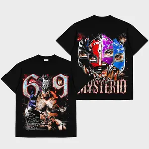 Rey Mysterio 619 Premium Cotton T-Shirt, The Master of the 619 Shirt, The Ultimate Underdog Shirt, King of Lucha Libre shirt, Rey Mysterio Fans Shirt, Retro WWE Wrestling Graphic Tee for Fans, gift for WWE fans, Gift for Boyfriends