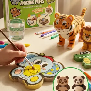 DIY Color Foam Painting Toy, Creative Texture Art, Free Color Mixing, Enhances Creativity, Perfect Gift for Kids, Art Drawing Supplies