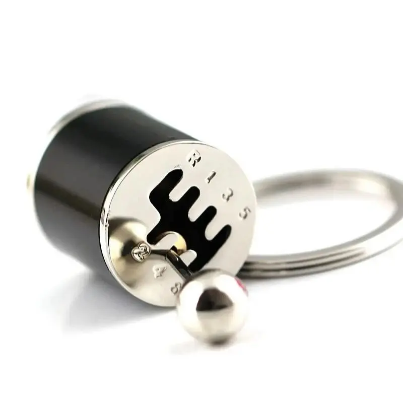 Gt Rotating Car Parts Metal Keychain, 6-Speed Manual Transmission Keychain, Small Turbocharger Gear Keychain, Auto Design Keyring, Gear Shift Pendant, Keychain for Car Keys, Stylish Keyring, Car Key Chains, Keyrings for Keys