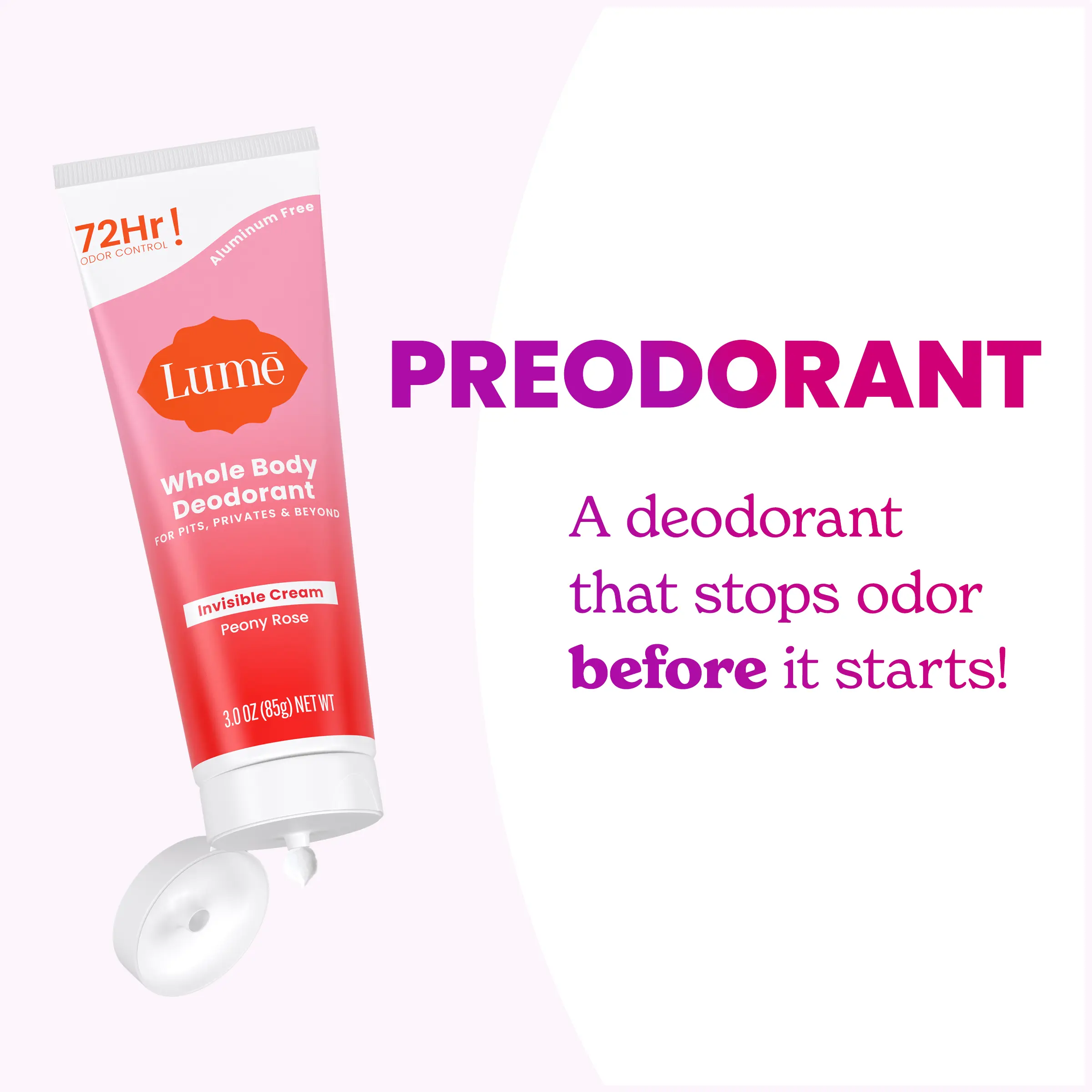 Cream Tube Lume Whole Body Deodorant - OB/GYN Created Cream Tube Lume Whole Body Deodorant - OB/GYN Created