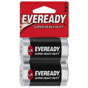 Energizer - Eveready 2 Pack C Cell Heavy Duty Batteries