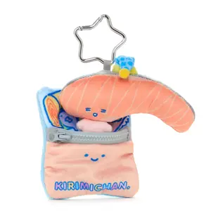 Kirimichan Card Case with Key Reel (Sleepover Series)