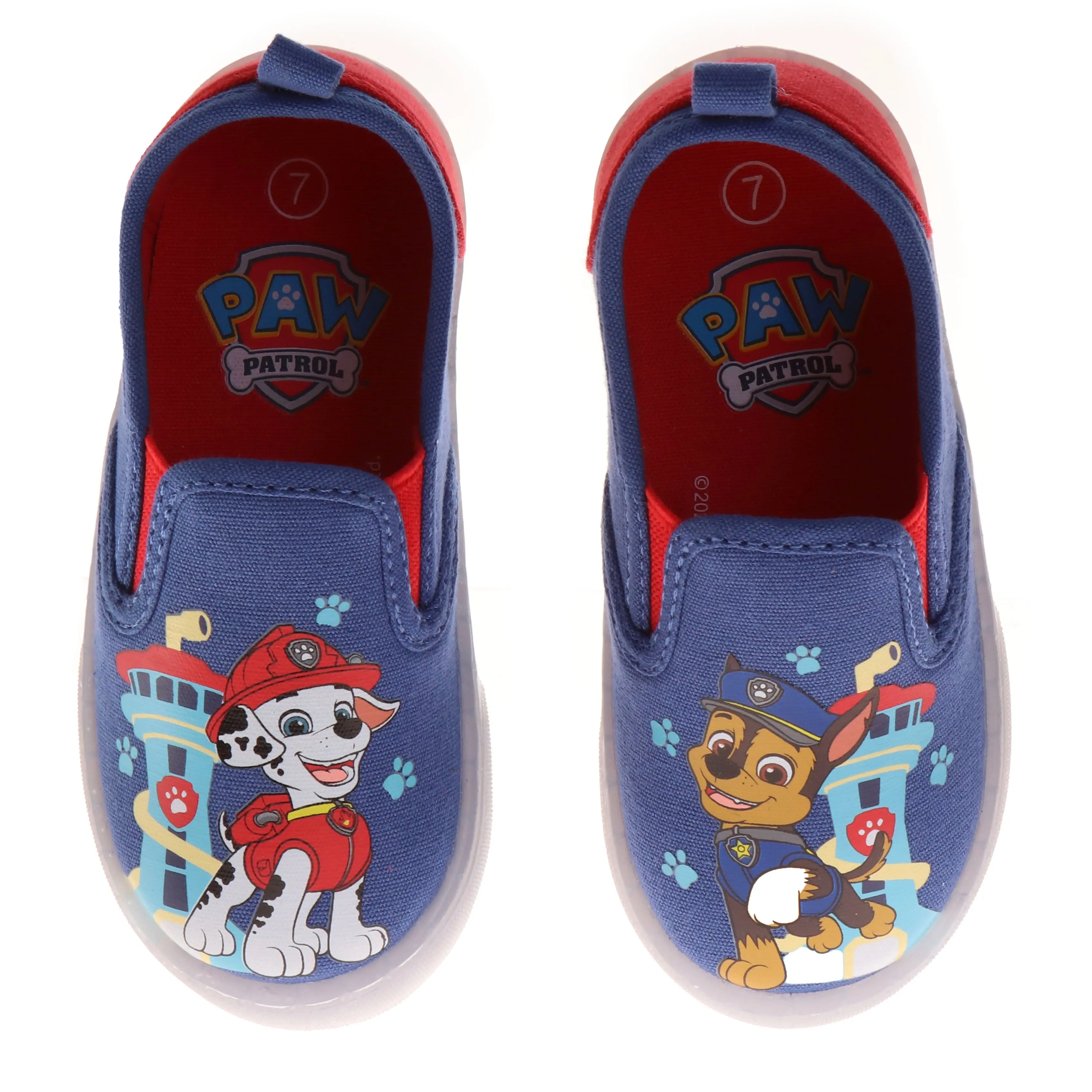 Paw Patrol Slip On Canvas Boys Rescue Team Easy Wear Casual Style Durable Canvas NoLace Design (Toddler / Little Kid), Youth Fashion Shoes, Footwear Shoe, Toddler Flats, School, Soft Soled Shoes, Fashionable Shoes
