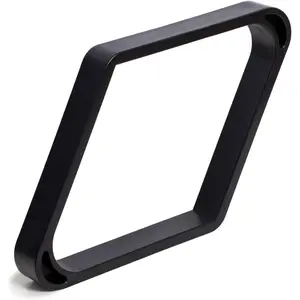 Heavy-Duty Deluxe Plastic 9 Ball Diamond Billiard Pool Rack for 2 1/4" Pool Balls
