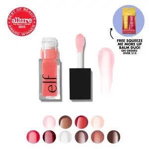 e.l.f. Glow Reviver Lip Oil, Nourishing Lip Oil High-Gloss Finish 0.25 oz (7.6 mL)