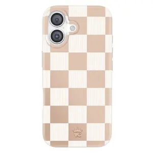 Velvet Caviar Nude Vibe Checker iPhone Case – Cute, Trendy & Stylish Phone Cases for iPhone - Drop-tested Cases for iPhone with Shockproof Protection