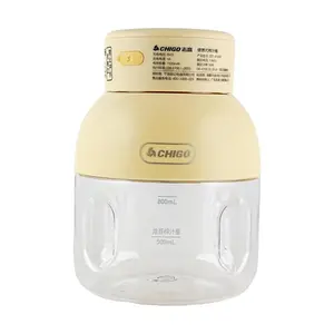 CHIGO Portable Juicer Blender, 800ml Multi-functional Smoothie Maker, Fine & Pulp-Free, Easy Clean Travel Cup
