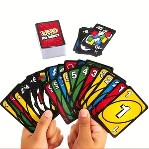 Uno No Mercy Special Edition Card Game, Perfect for Party Icebreaker, Competitive Fun for Adults & Teens, Classic Uno for Collectors, Card Deck, Numbered Cards