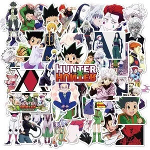 50pcs Hunter X Hunter Anime Stickers DIY Decoration Waterproof Sticker Pack Cute Laptop Skin Kawaii Packaging Phone Case