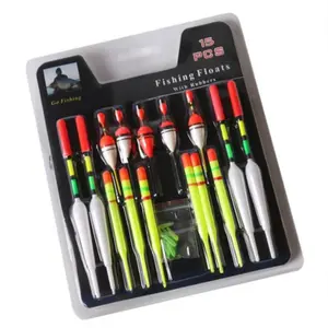 15pcs/set Colorful Fishing Floats, Mixed Size Fishing Floats Kit, Fishing Slip Bobbers Fishing Accessories, Flyfishing, Solocamping, picnicaesthetic
