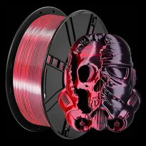 High-Speed Dual-Color Silk Pla Filament 1.75mm 250g Gradient Glossy Material, Compatible Fdm Printers & 3D Pens, Craft DIY Projects